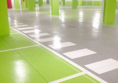 pintura-plastica-verde-parking